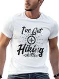 Hiking Skills Graphic T-Shirt - Mens Black Tee