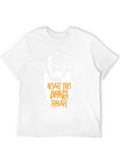 Lions Roar Graphic Tee - Black Cotton T-Shirt