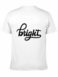 Bright Graphic Tee - Stylish Black T-Shirt