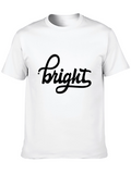 Bright Graphic Tee - Stylish Black T-Shirt