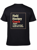 Field Hockey Coach T-Shirt - Funny Definition