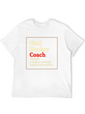 Field Hockey Coach T-Shirt - Funny Definition
