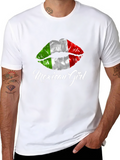 Mexican Girl Lips T-Shirt - Fun Trendy Tee