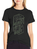 Civilize the Mind Savage Body Graphic Tee