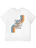 Pray Work Trust God T-Shirt