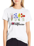 Wildflower Graphic Tee - Black