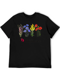 Wildflower Graphic Tee - Black