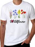 Wildflower Graphic Tee - Black