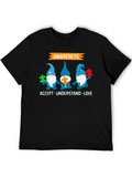 Autism Awareness Gnomes T-Shirt