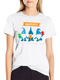 Autism Awareness Gnomes T-Shirt