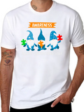 Autism Awareness Gnomes T-Shirt