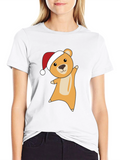 Festive Bear Tee - Holiday Cheer Shirt