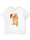 Festive Bear Tee - Holiday Cheer Shirt