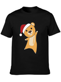 Festive Bear Tee - Holiday Cheer Shirt