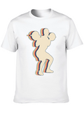 Retro Weightlifter T-Shirt - Squat Design