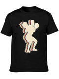 Retro Weightlifter T-Shirt - Squat Design