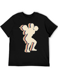 Retro Weightlifter T-Shirt - Squat Design