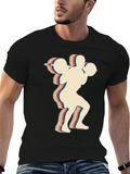 Retro Weightlifter T-Shirt - Squat Design