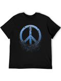 Peace Sign Bullet Hole T-Shirt