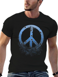 Peace Sign Bullet Hole T-Shirt