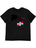 Dominican Republic Map & Flag T-Shirt