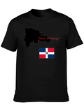 Dominican Republic Map & Flag T-Shirt
