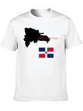 Dominican Republic Map & Flag T-Shirt