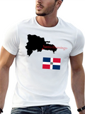 Dominican Republic Map & Flag T-Shirt
