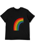 Rainbow Every Step Counts Graphic T-Shirt