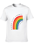 Rainbow Every Step Counts Graphic T-Shirt