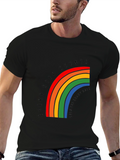 Rainbow Every Step Counts Graphic T-Shirt