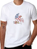 American Eagle Graphic T-Shirt - Patriotic Style