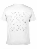Bunny Print Crew Neck T-Shirt