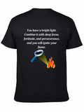 Bright Light Flame T-Shirt - Inspirational Design