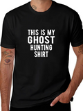 Ghost Hunting Shirt - Mens Black Tee