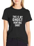 Ghost Hunting Shirt - Mens Black Tee