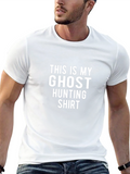Ghost Hunting Shirt - Mens Black Tee