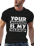 Workout Warmup Graphic T-Shirt