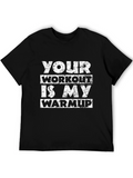 Workout Warmup Graphic T-Shirt