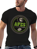 Apes Ultimate Frisbee Black T-Shirt