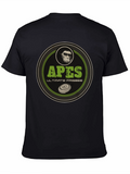 Apes Ultimate Frisbee Black T-Shirt