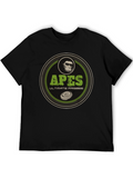 Apes Ultimate Frisbee Black T-Shirt