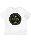 Apes Ultimate Frisbee Black T-Shirt
