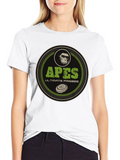 Apes Ultimate Frisbee Black T-Shirt