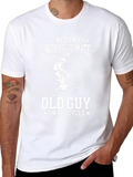 Never Underestimate Old Guy On Bicycle T-Shirt