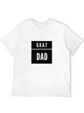GOAT Dad Black Graphic Tee - Mens