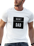 GOAT Dad Black Graphic Tee - Mens