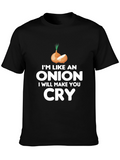 Im Like An Onion Black T-Shirt