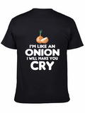 Im Like An Onion Black T-Shirt