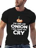 Im Like An Onion Black T-Shirt